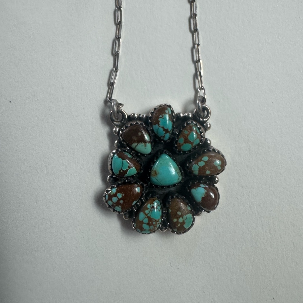 Number 8 turquoise necklace
